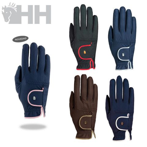 GUANTE ROECKL LONA (PAR) MARINO ROSA