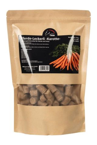 Golosinas hkm para caballos zanahoria, 750 g