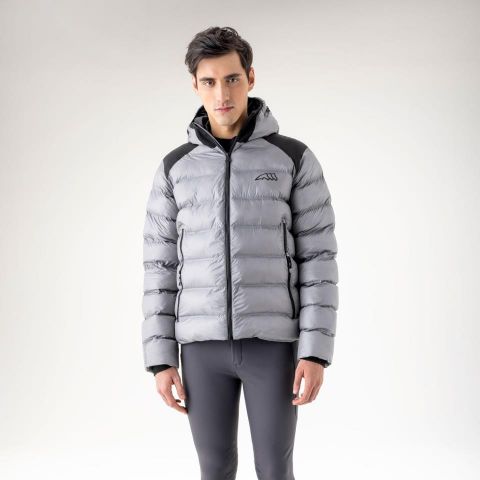 CHAQUETA EQUILINE RISTOP BOMBER CORTEGO GRIS