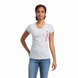  CAMISETAAriat Vertical Logo V Mujer, Dutch Aziul,