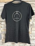 Camiseta de chica Montar Sille Gun Metal Logo