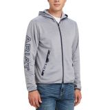 SUDADADERAAriat Byron Full Zip Hombre Gris