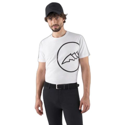 Camiseta con logo impreso Equiline Caster