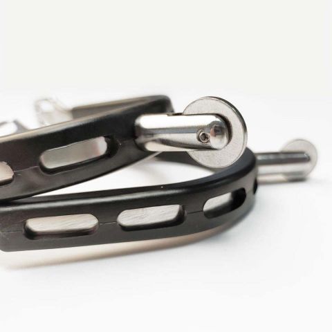 ESPUELA EQUESTRIAN INOX/GOMA GALLO R/PE