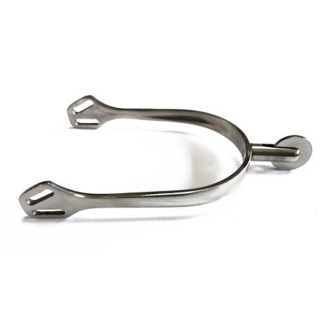 Espuela unisex de acero inoxidable, R.G