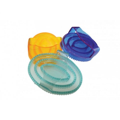 ALMOHAZA ovalado de goma con purpurina