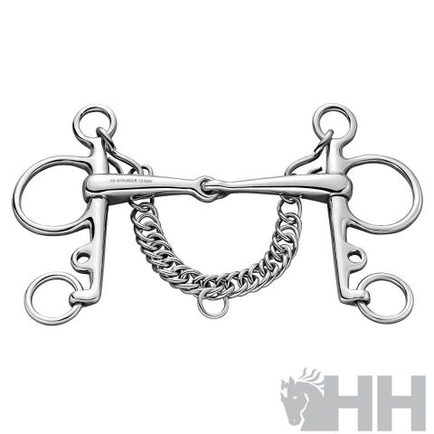 BOCADO SPRENGER BASIC PELHAM PIERNA 7cm PARTIDO