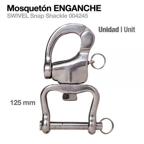 MOSQUETÓN ENGANCHE 125MM