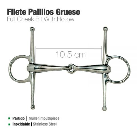 FILETE PALILLOS GRUESO INOX 