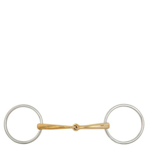 FILETE Single Jointed Loose Ring Snaffle Soft Cont