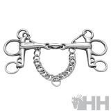 BOCADO SPRENGER BASIC PELHAM PIERNA 4,5cm PARTIDO 