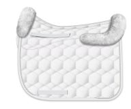 MANTILLA MATTES SQUARE PAD BORREGUILLO NATURAL L