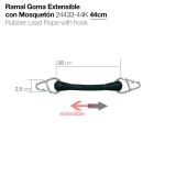 RAMAL GOMA EXTENSIBLE CON MOSQUETÓN  44 cm