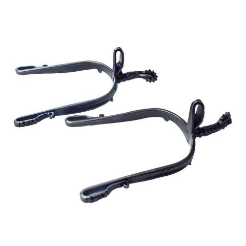 Espuela vaquera de fragua gallo vuelto ruleta ingl