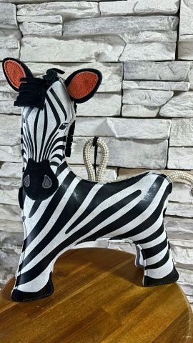 Juguete de caballo 3D cebra