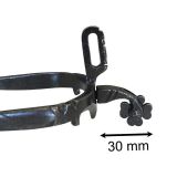 Espuela vaquera de fragua mediana gallo curvo tréb