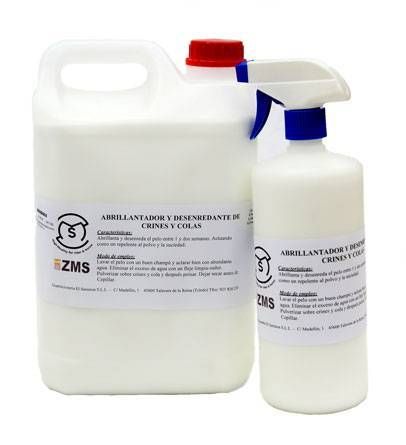 Abrillantador y desenredante de crines y colas Equ