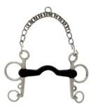 BOCADO SEFTON PELHAM PUENTE GOMA DURA