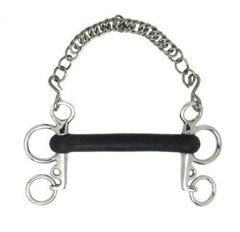 BOCADO SEFTON PELHAM RECTO GOMA DURA CORTO