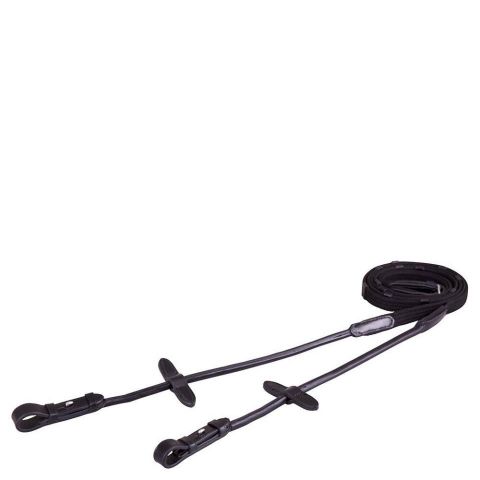 RIENDAS BR WEB LONA 19 MM PARTE CUERO REDONDO HEBI