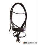 CABEZADA FILETE CILINDRICA ZMS SADDLERY MUSEROLA S