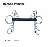 Bocado pelham goma blanda zaldi