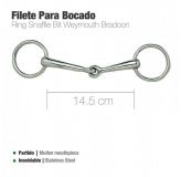 Filete para bocado inox zaldi 212402