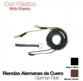 RIENDAS ALEMANAS CUERO Y ELASTICO