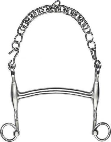 Bocado de doma FEELING  I hotte de acero inoxidabl