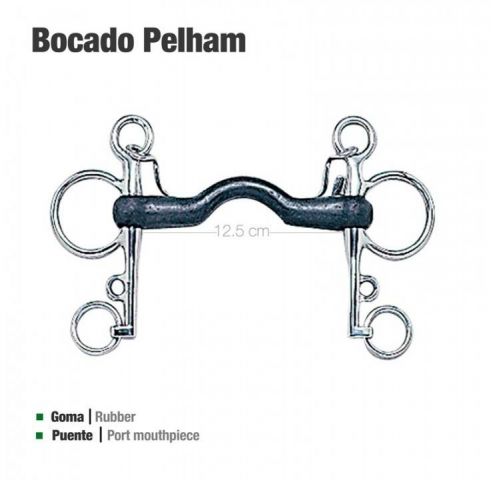 BOCADO PELHAM GOMA PUENTE 21250CR