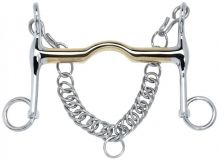 Bocado de doma KAUGAN®, estrecho, camas de acero i