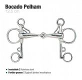 BOCADO PELHAM PARTIDO INOX 212503 zaldi
