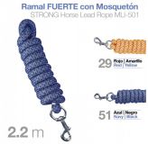 RAMAL FUERTE CON MOSQUETÓN MLI-501 2.20m ZALDI