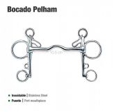 BOCADO PELHAM PUENTE INOX 21250C