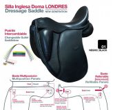 SILLA INGLESA DE DOMA MOD.LONDRES NEGRA