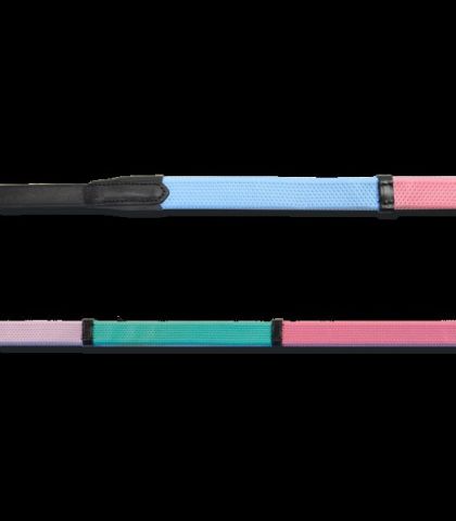 RIENDAS DE CUERO ENGOMADO SATR RAINBOW