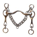 BOCADO PORTUGUES INOX EMBOCADURA LISA MARJOMAN