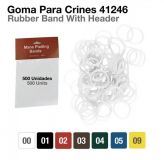 GOMAS DE TRENZADO BOLSA 500 UNIDADES ZALDI