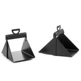 ESTRIBO HH VAQUERO METÁLICO FORRADOS (PAR) :NEGRO