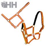 CABEZADA DE CUADRA HH NYLON DOBLE CON  MOSQUETON