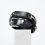 CINTURON PIEL Y CRISTALES MAXIMILIAM