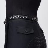 CINTURON PIEL Y CRISTALES MAXIMILIAM