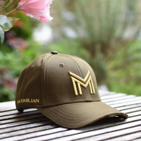 GORRA MAXIMILIAM VERDE OSCURO/ORO