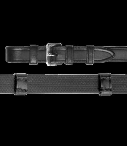 RIENDAS DE CUERO ENGOMADO CON CINTILLAS