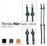 RIENDAS DE ATAR CUERO GOMA LARGA ZALDI