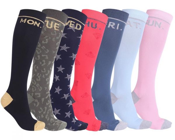 CALCETINES WEEK QHP PACK DE7