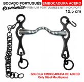 BOCADO PORTUGUES EMBOCADURA ACERO PIERNA NEGRA