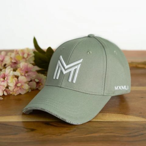 GORRA MAXIMILIAM EQUESTRIAN VERDE SALVIA/BLANCO