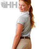 POLO CONCURSO ARIAT APTOS MANGA CORTA NIÑA