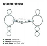 BOCADO PESSOA 4 ANILLAS GRUESO INOX.ZALDI